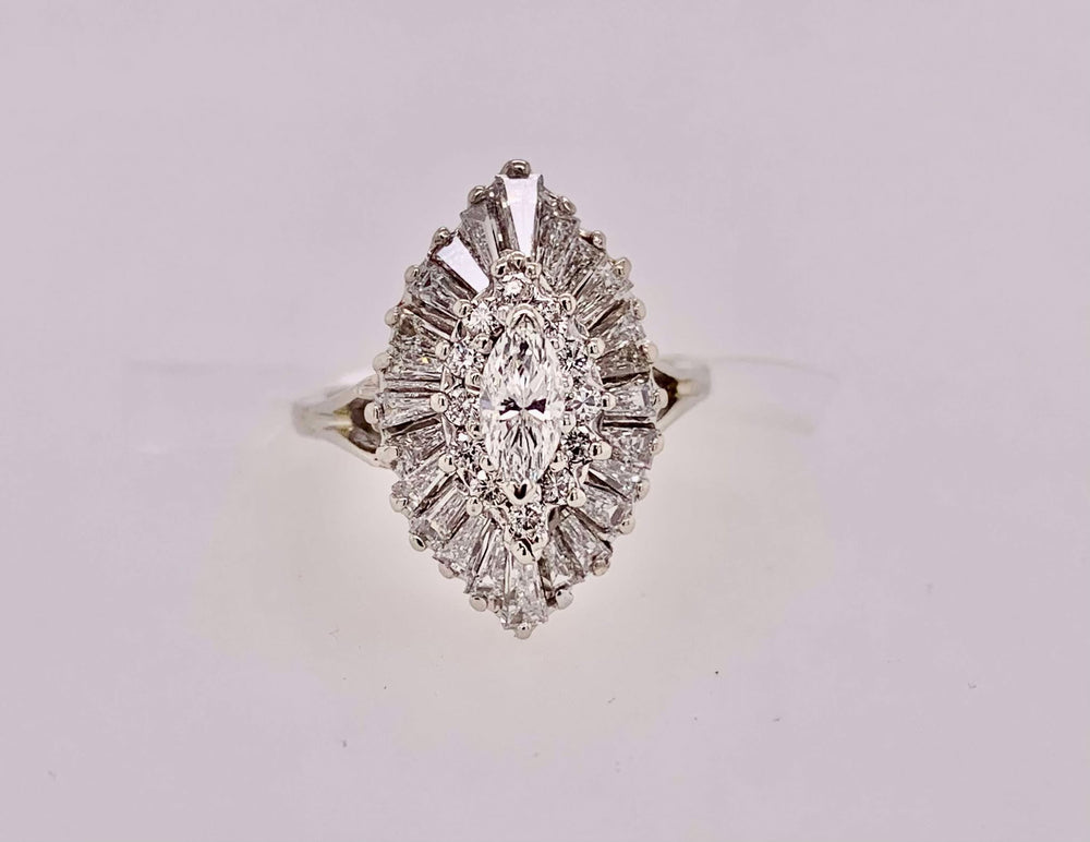 Estate 14K Diamond Ring