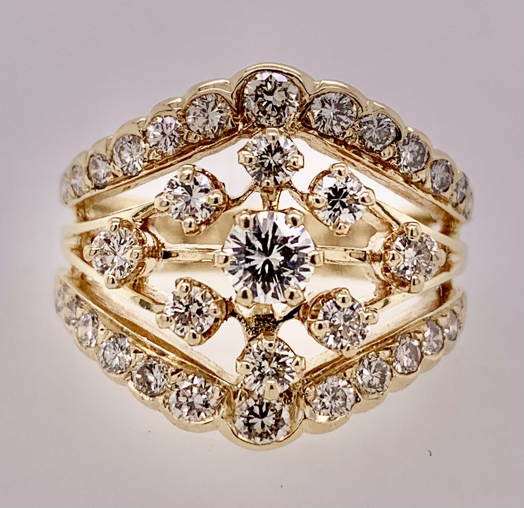 Estate 14K Diamond Ring