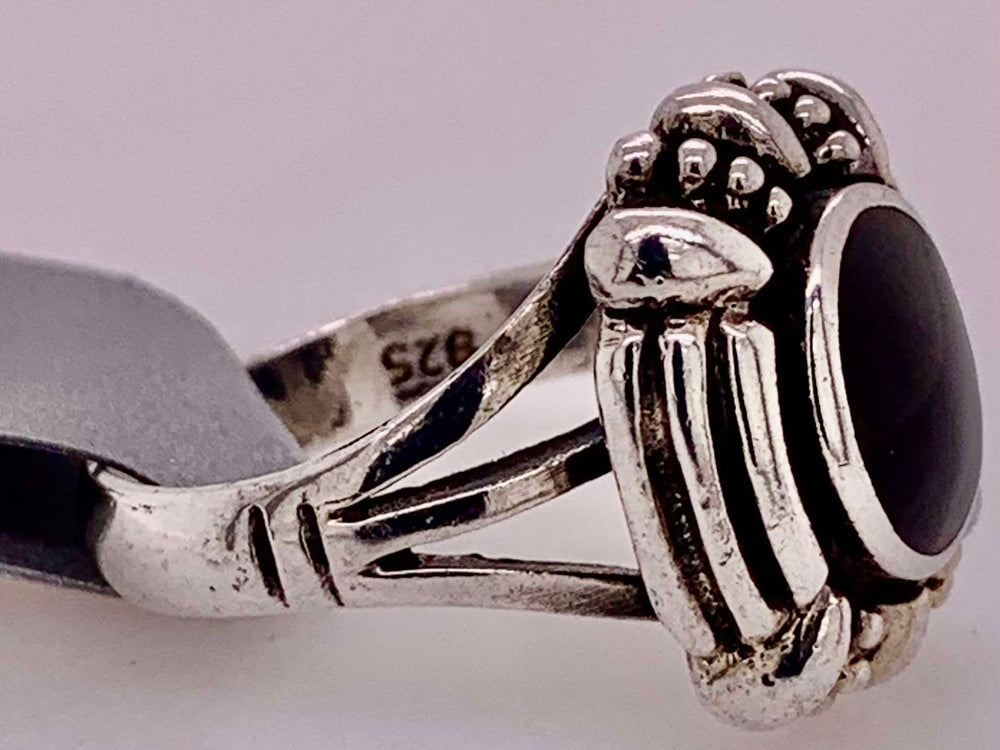 Sterling Silver Onyx Ring