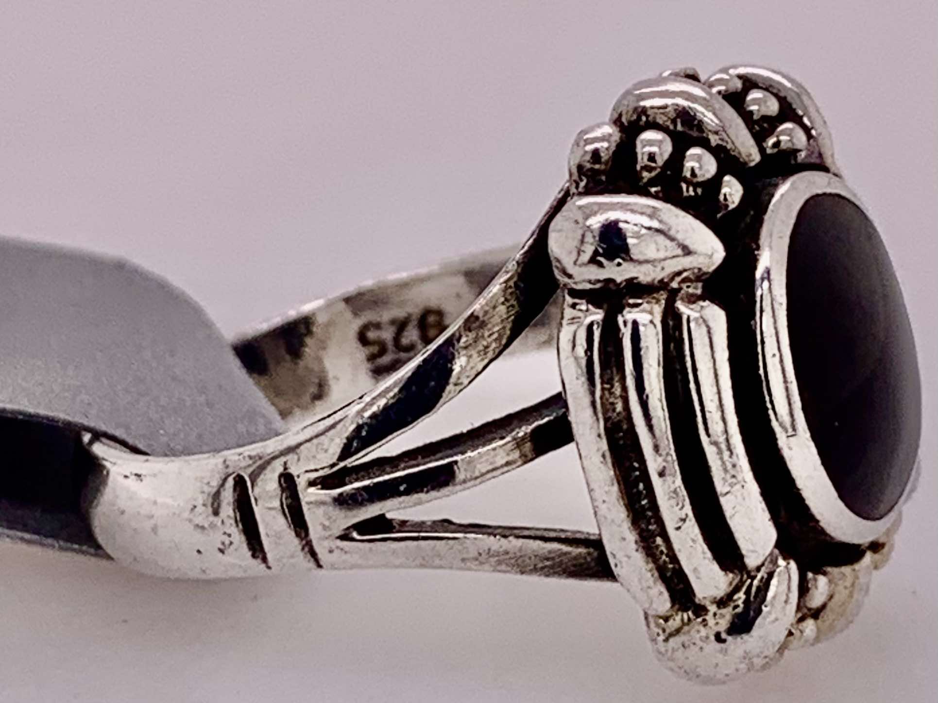 Sterling Silver Onyx Ring