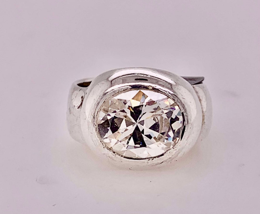 Sterling Silver Cubic Zirconia Ring
