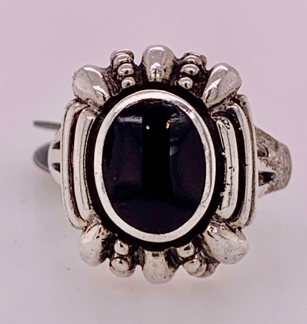Sterling Silver Onyx Ring