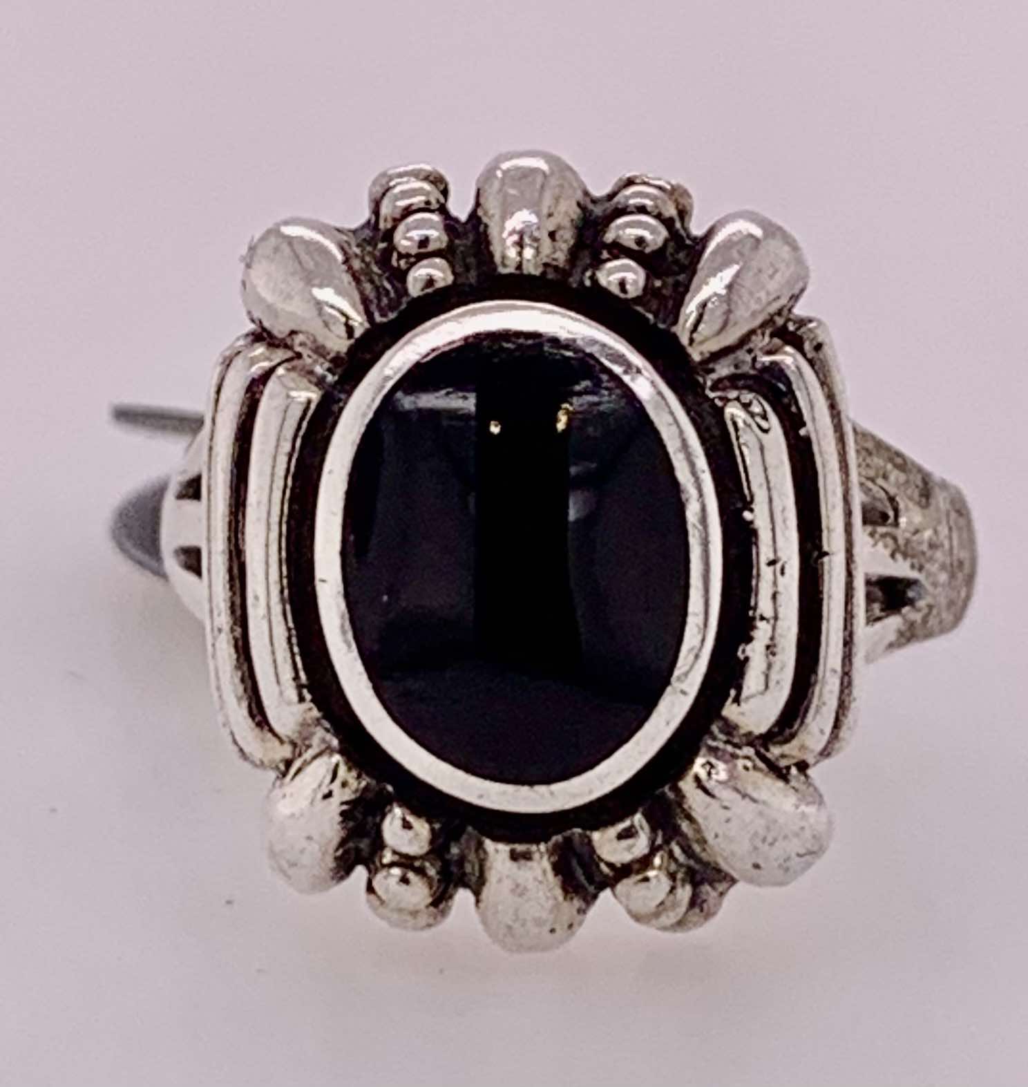 Sterling Silver Onyx Ring