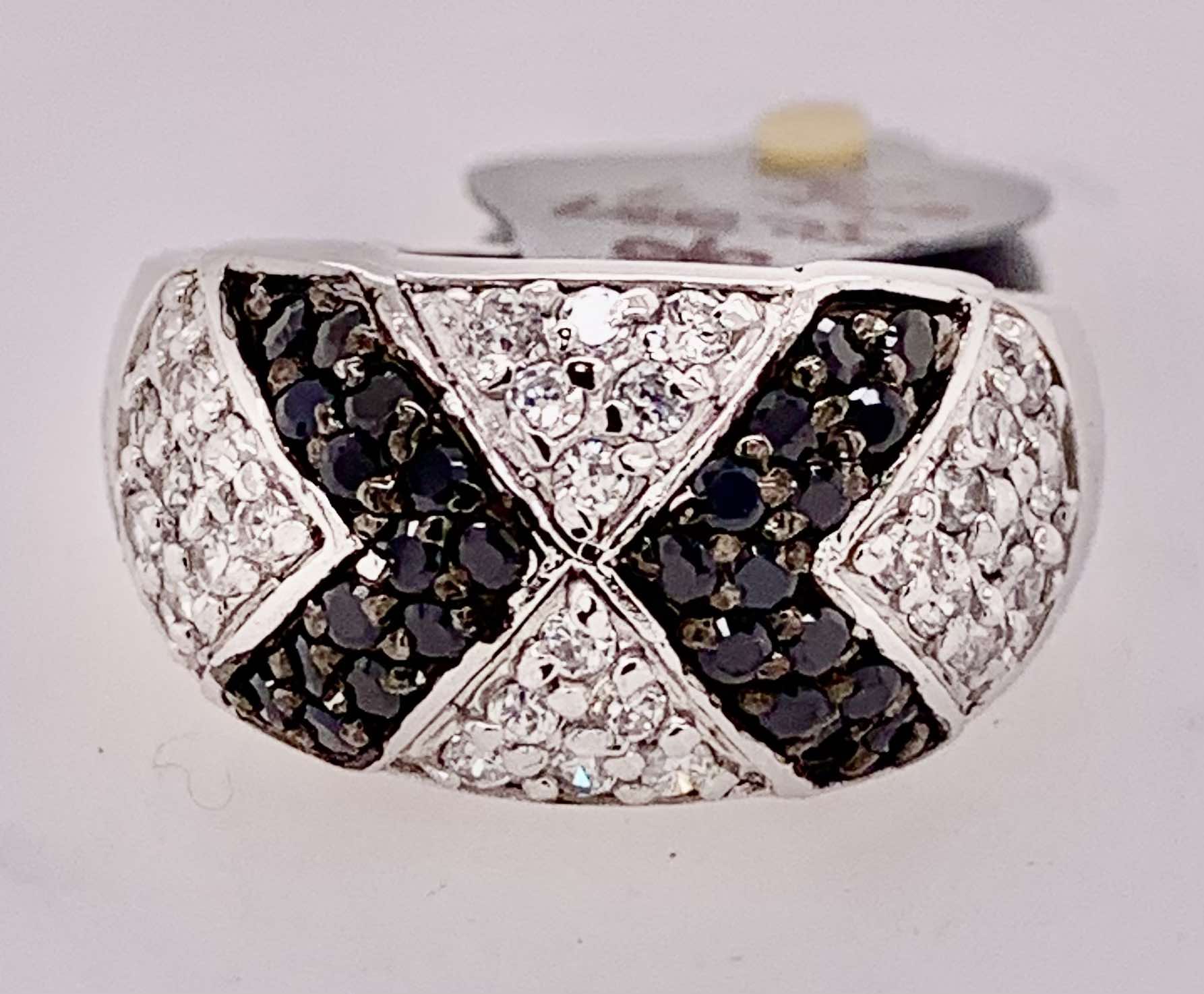 Sterling Silver Cubic Zirconia Band Ring