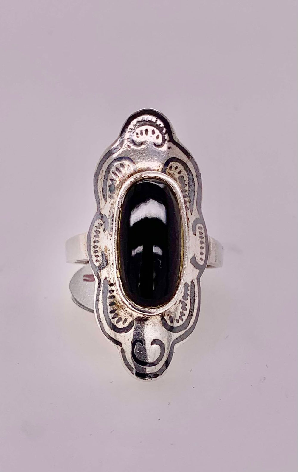 Sterling Silver Onyx Ring