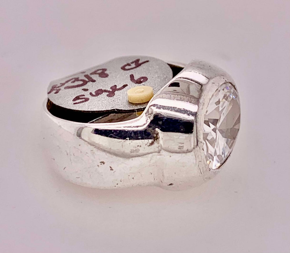 Sterling Silver Cubic Zirconia Ring