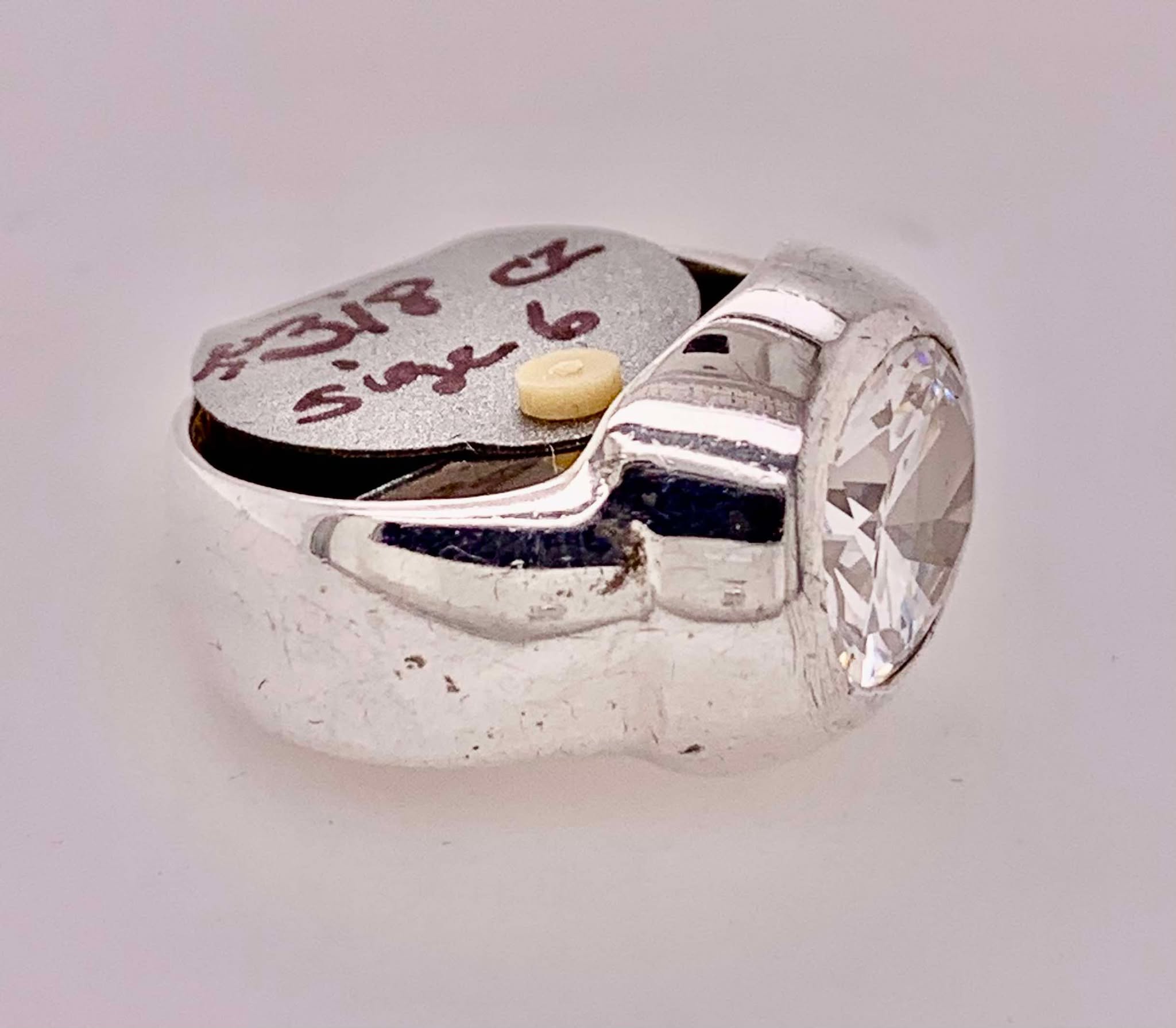 Sterling Silver Cubic Zirconia Ring