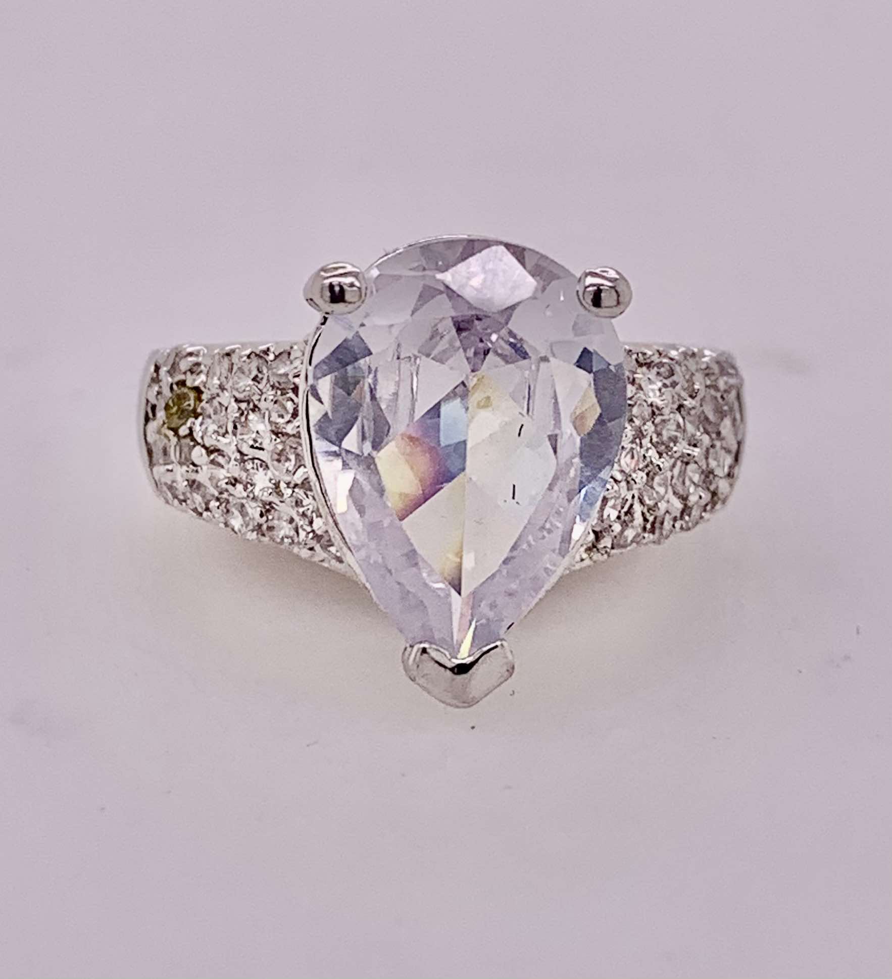 Sterling Silver Cubic Zirconia Ring