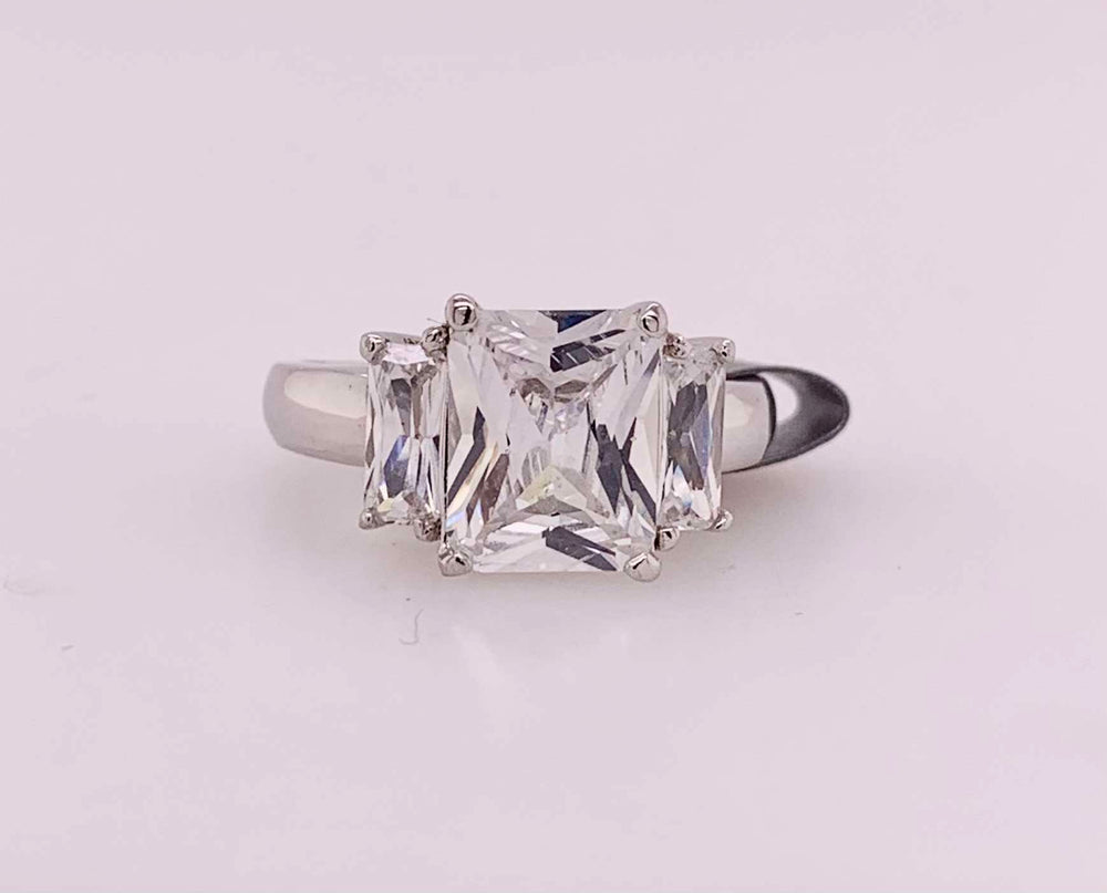 Sterling Silver Cubic Zirconia Ring