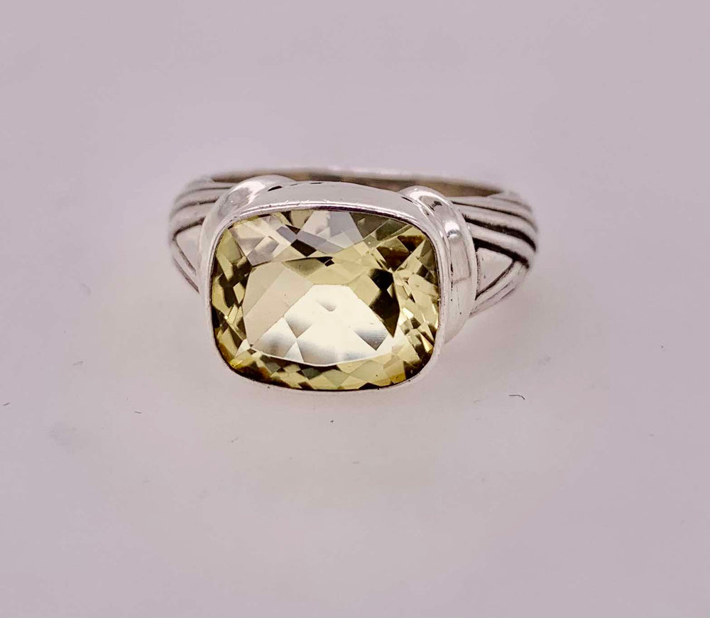 Sterling Silver Citrine Ring