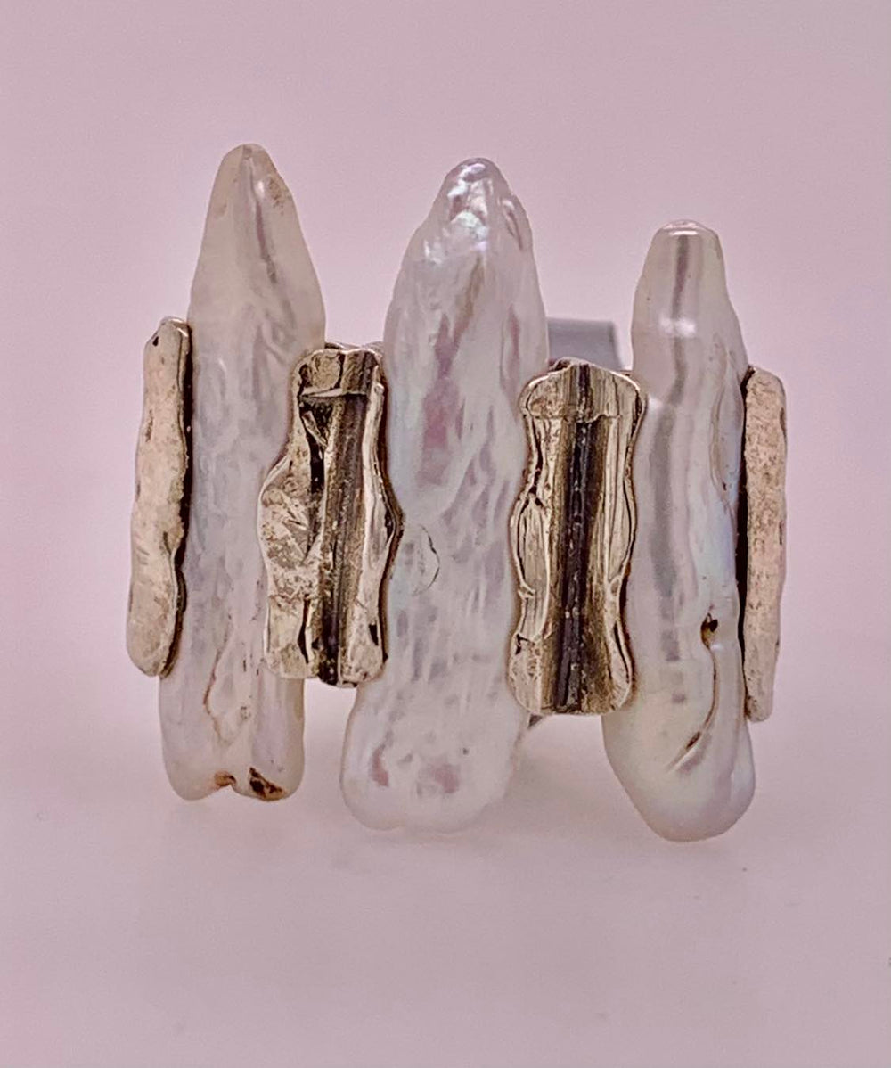 Sterling Silver Freshwater Pearl Ring