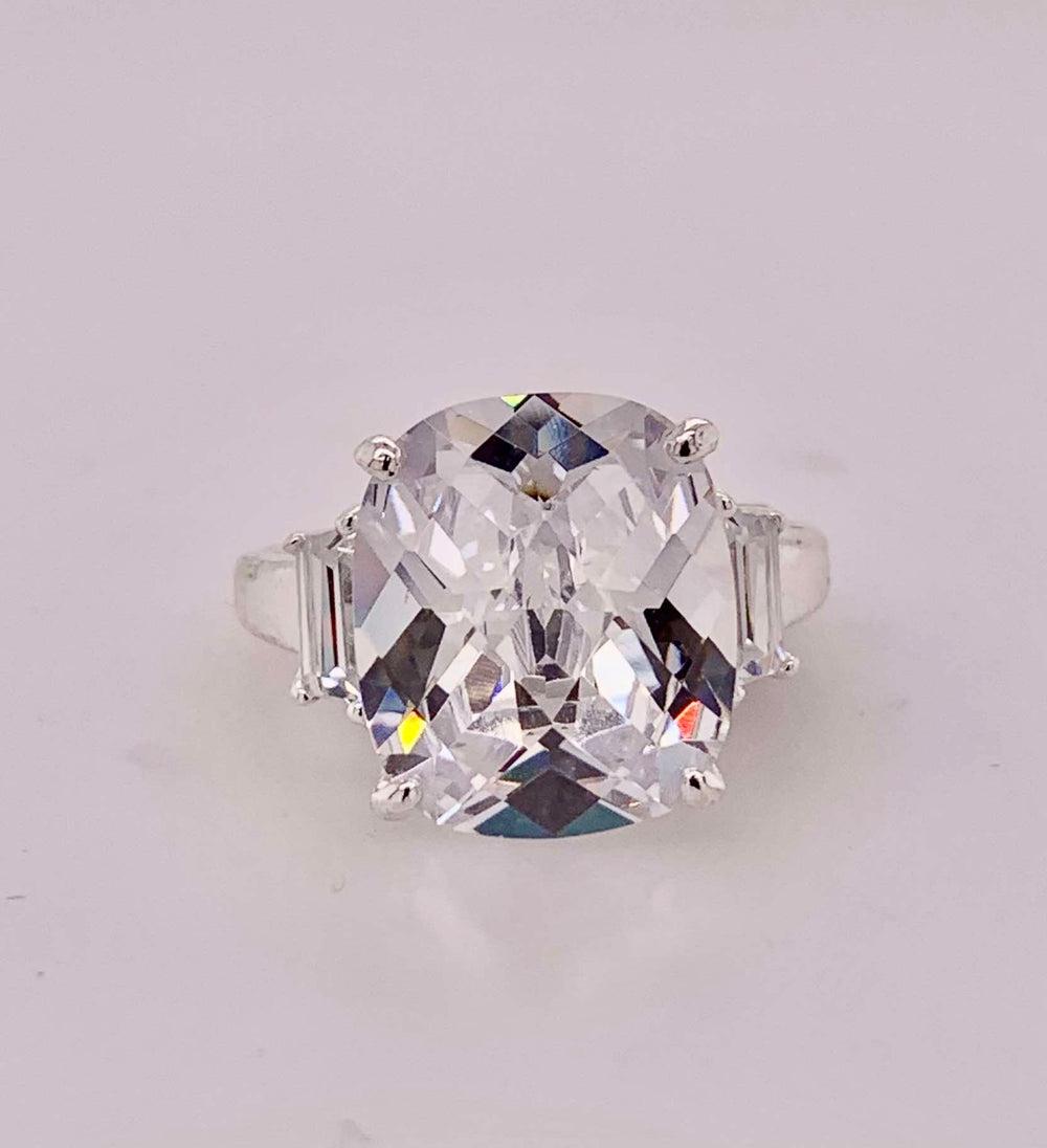 Sterling Silver Cubic Zirconia Ring