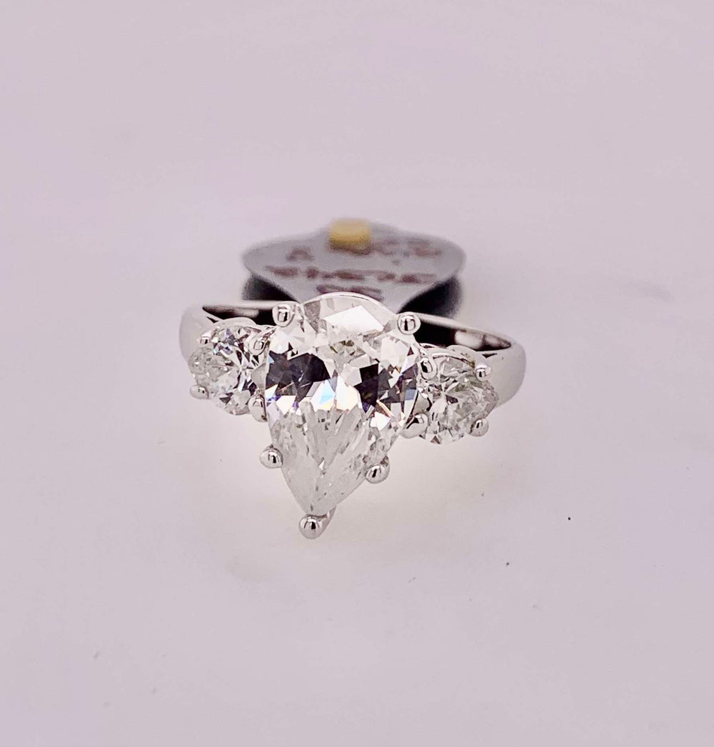 Sterling Silver Cubic Zirconia Ring