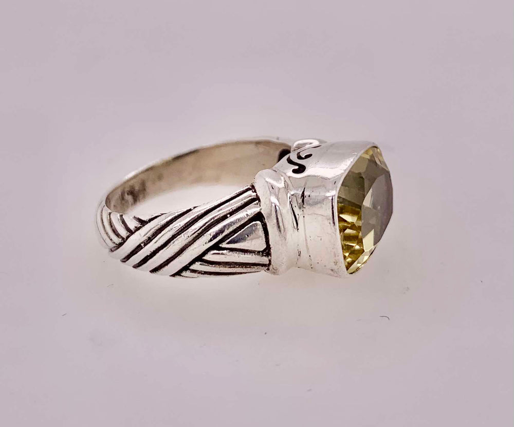 Sterling Silver Citrine Ring
