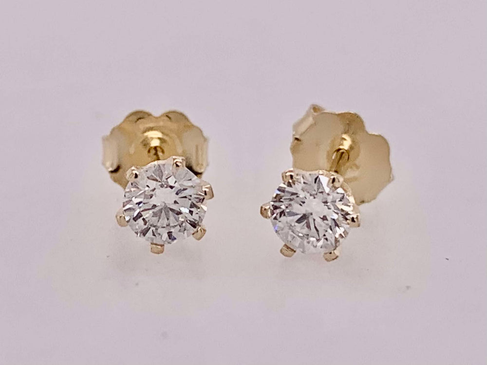 14K Diamond Earrings