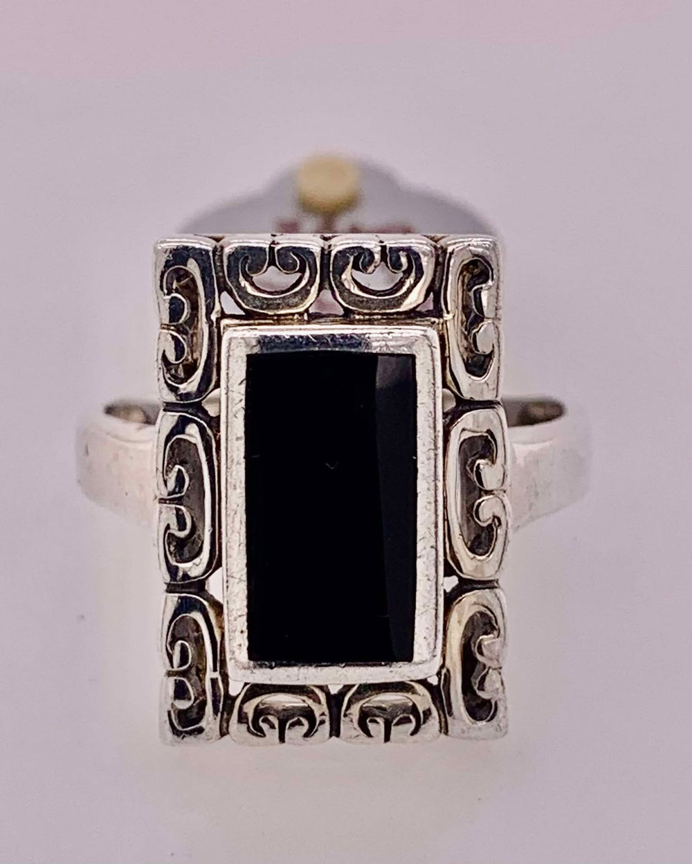 Sterling Silver Black Onyx Ring