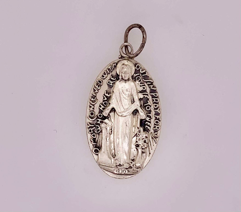 Sterling Silver Miraculous Holy Medal