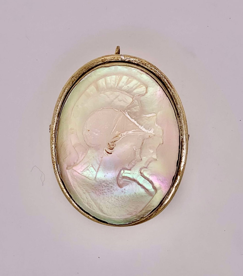 Estate Gold-Filled Cameo Brooch