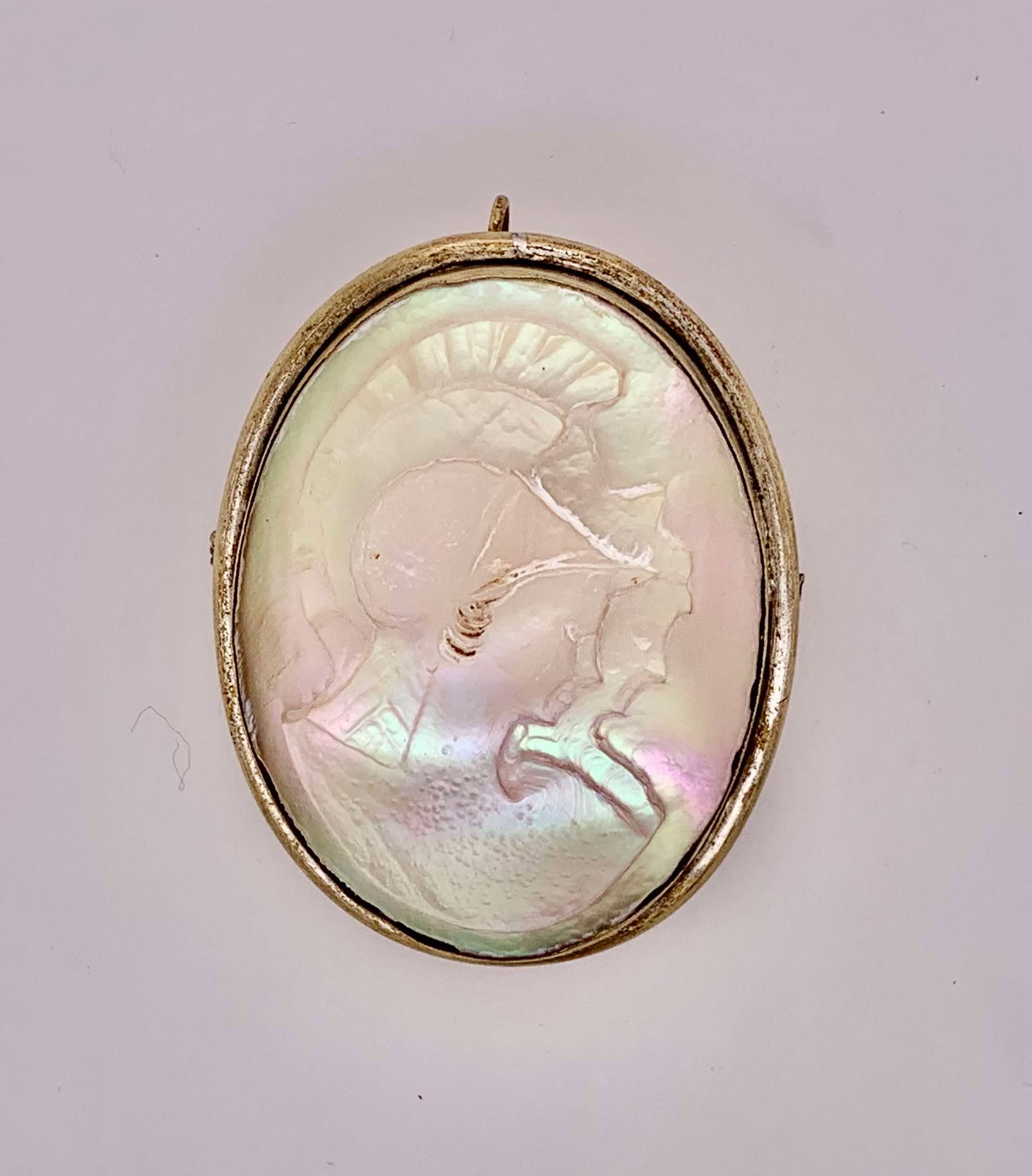 Estate Gold-Filled Cameo Brooch