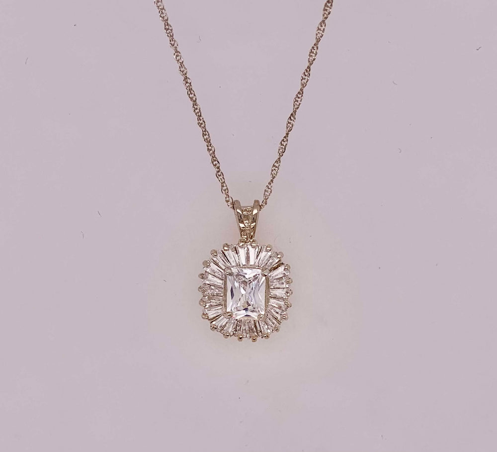 Sterling Silver Cubic Zirconia Pendant