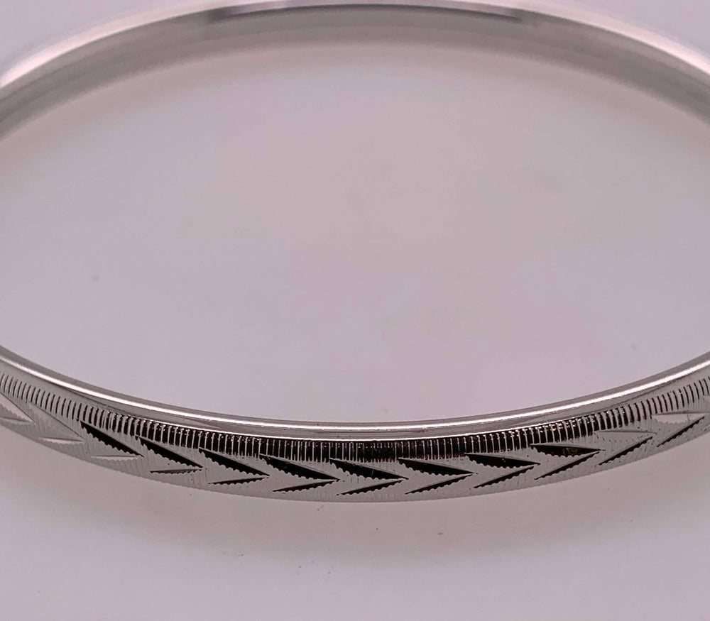 Estate Sterling Silver Bangle