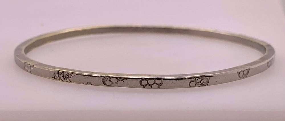 Estate Sterling Silver Slip-on Bangle