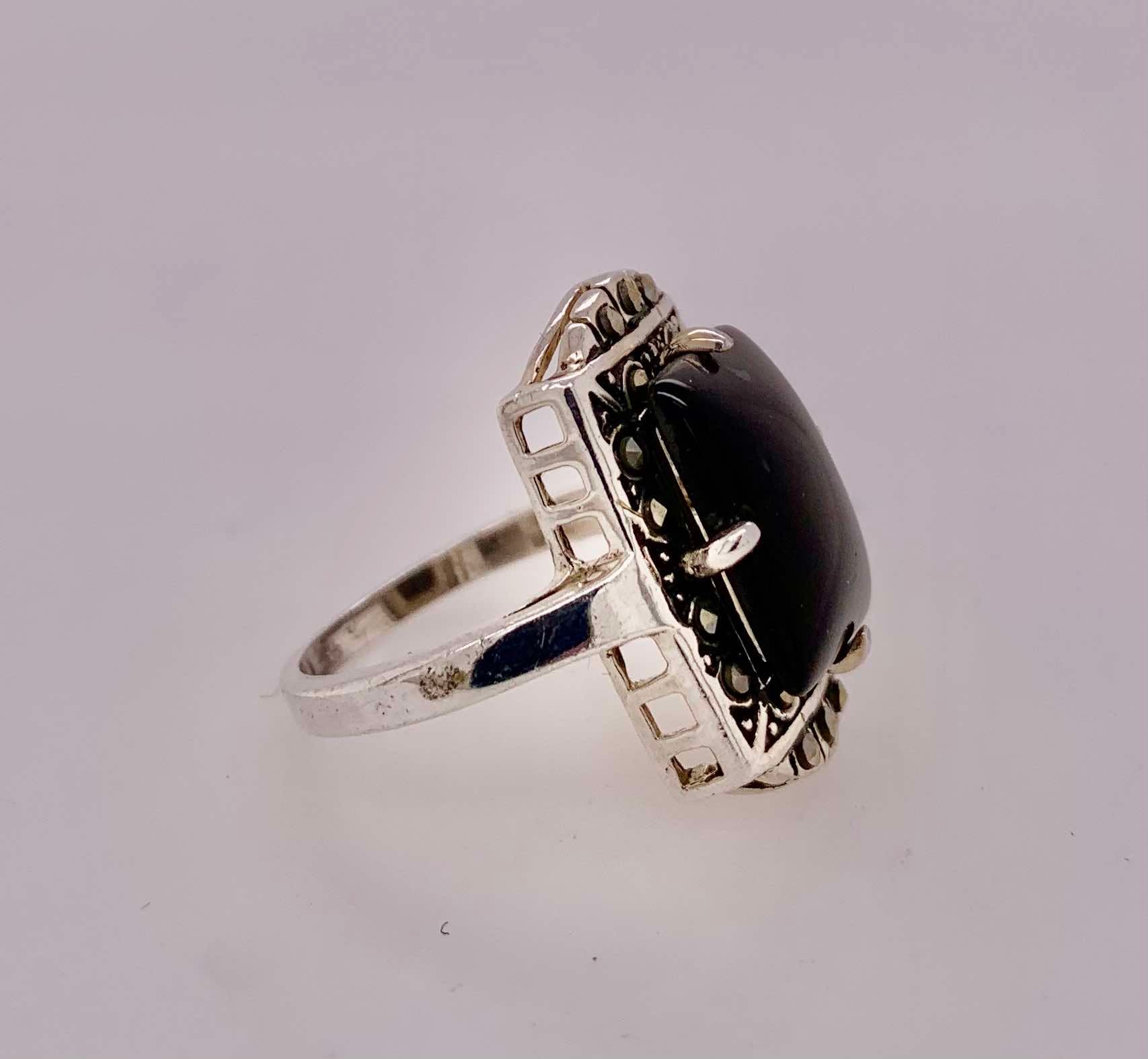 Sterling Silver Onyx Ring