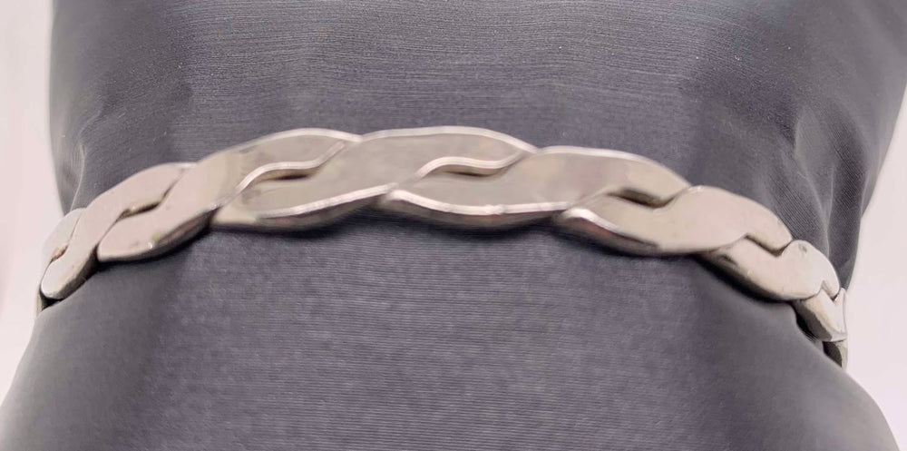 Estate Sterling Silver Slip-on Bangle