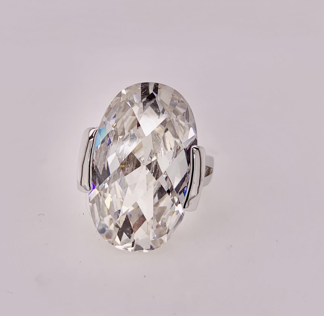 Sterling Silver Cubic Zirconia Ring