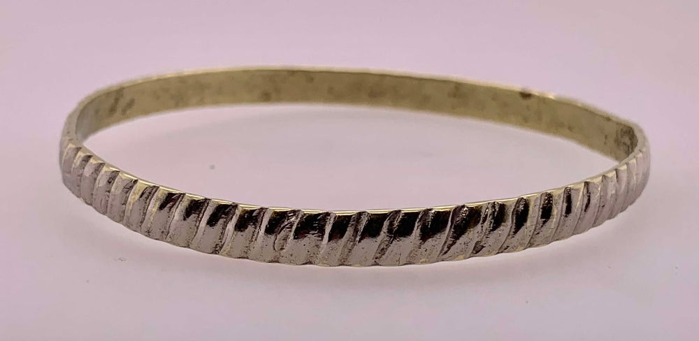 Estate Sterling Silver Slip-on Bangle