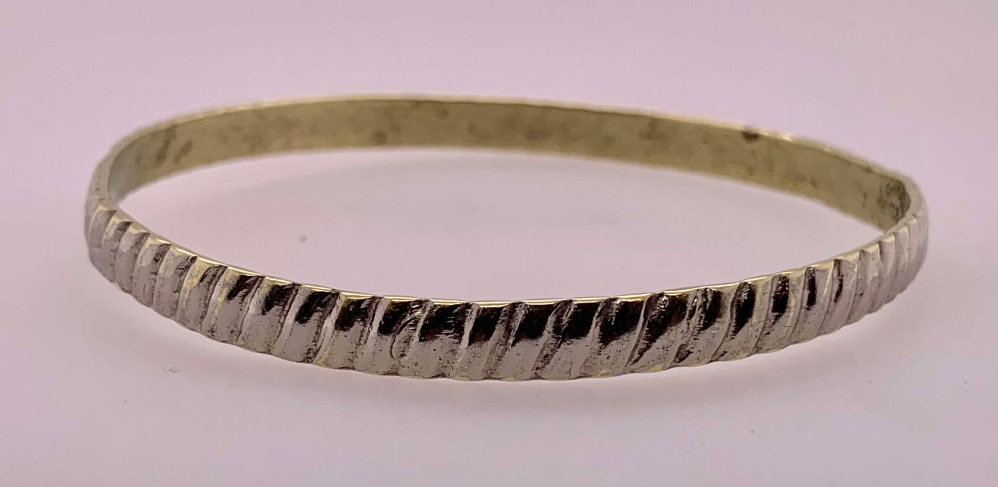 Estate Sterling Silver Slip-on Bangle
