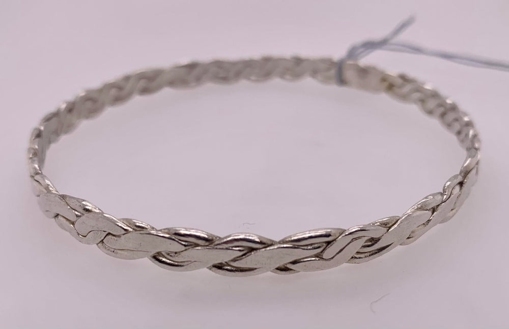 Estate Sterling Silver Slip-on Bangle