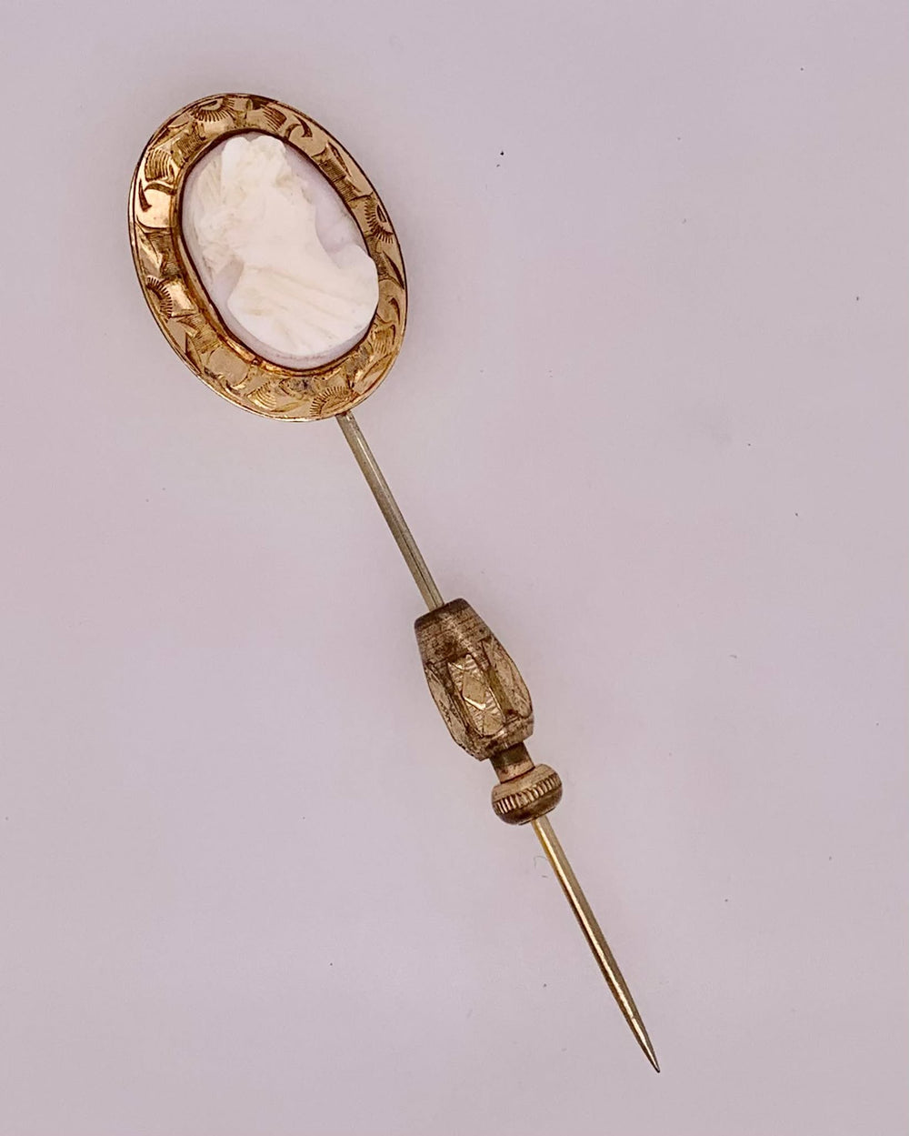 Estate Fashion Cameo Stick Pin