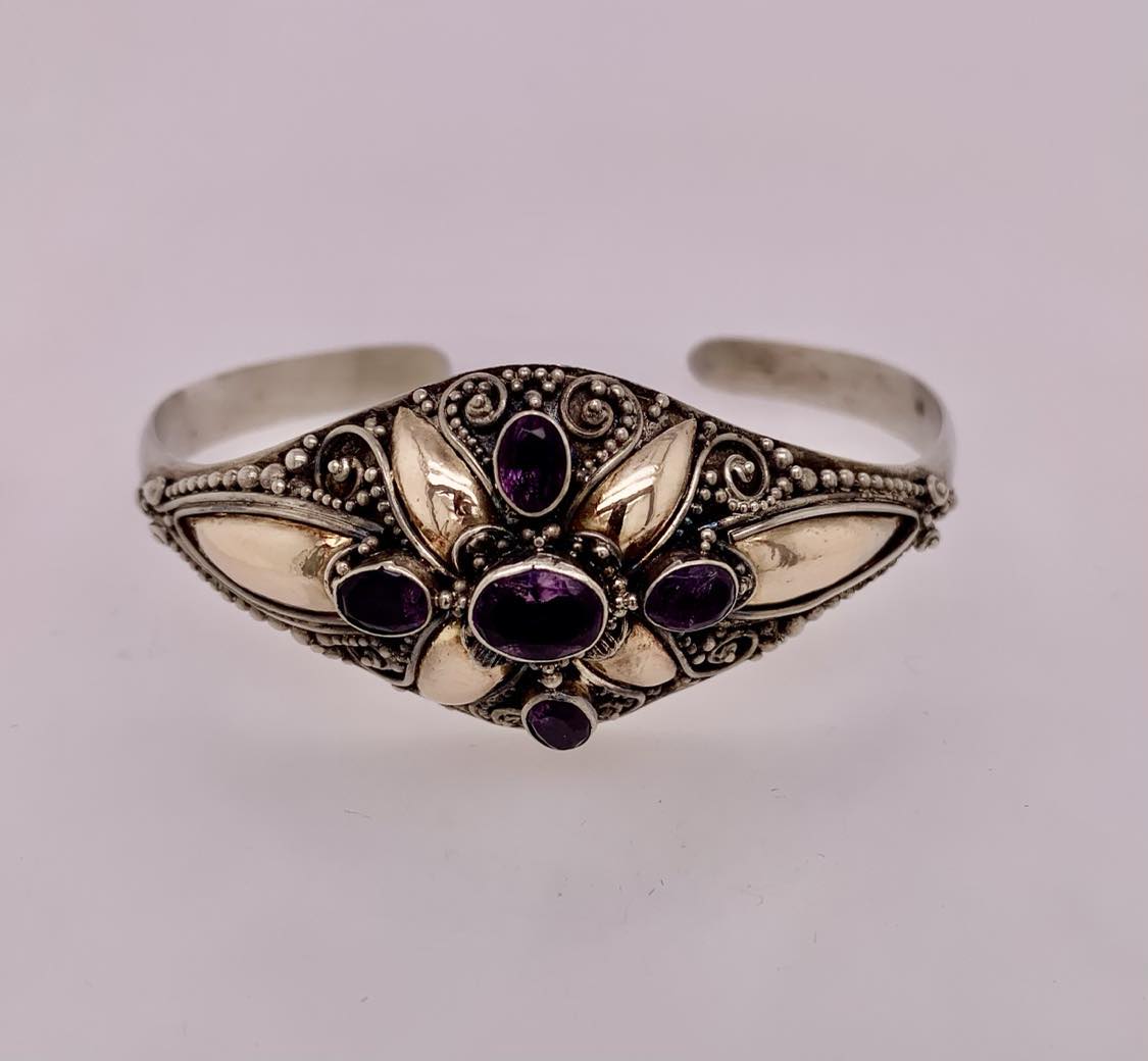 Estate Sterling Silver Cuff Bracelet