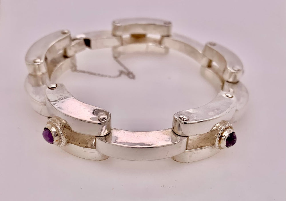 Sterling Silver Link Bracelet