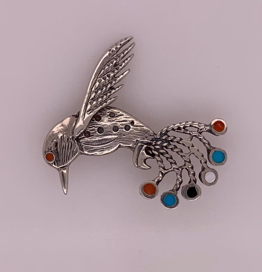Estate Sterling Silver Bird Pin