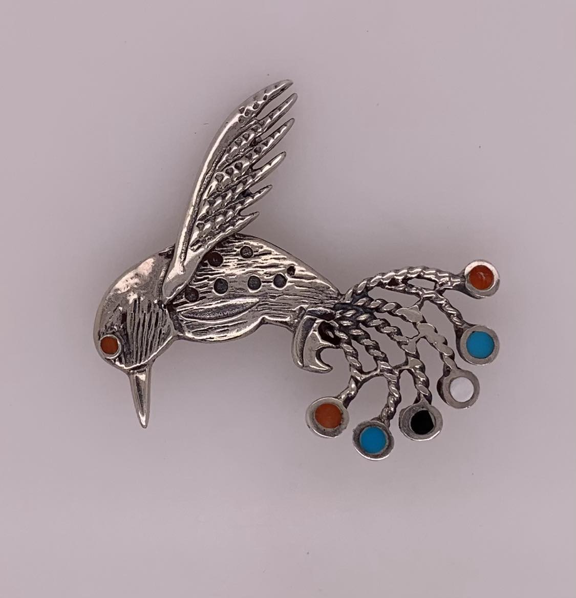 Estate Sterling Silver Bird Pin