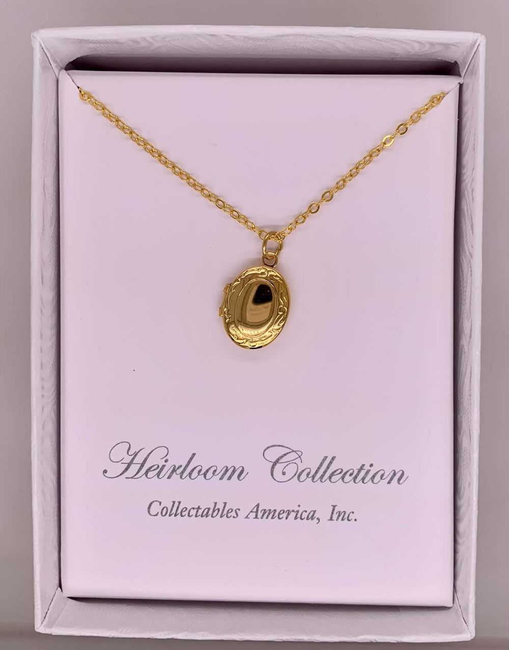 Oval Locket Necklace