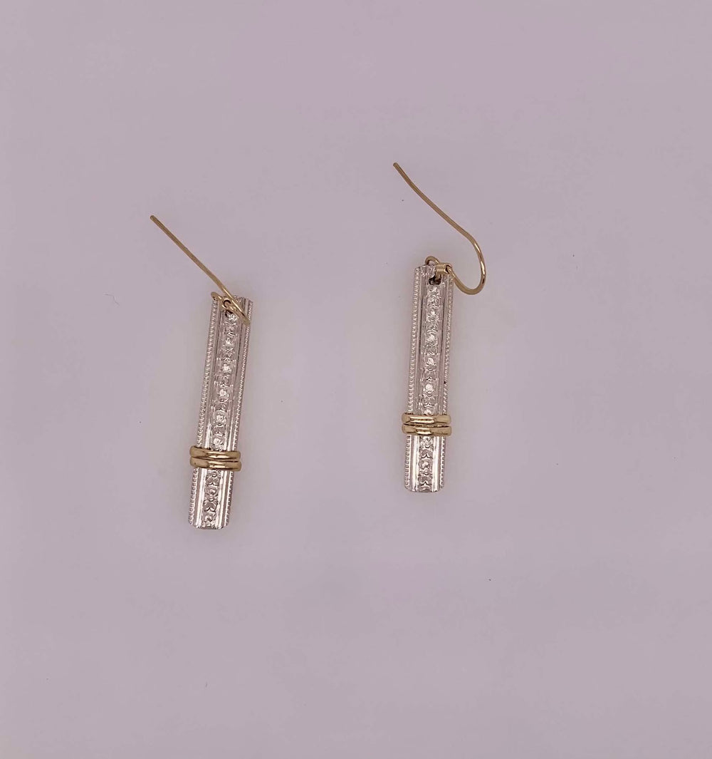 John Cauley Original Design Vertical Bar Earrings