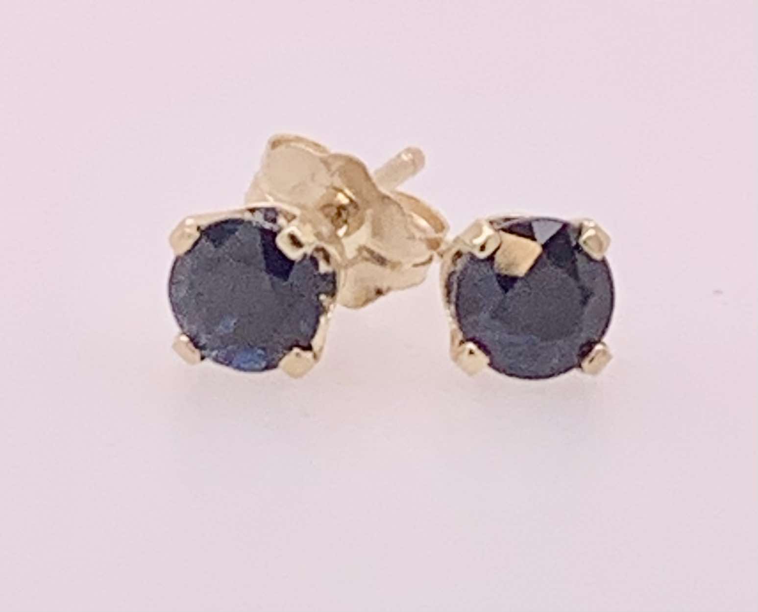 14K Sapphire Earrings