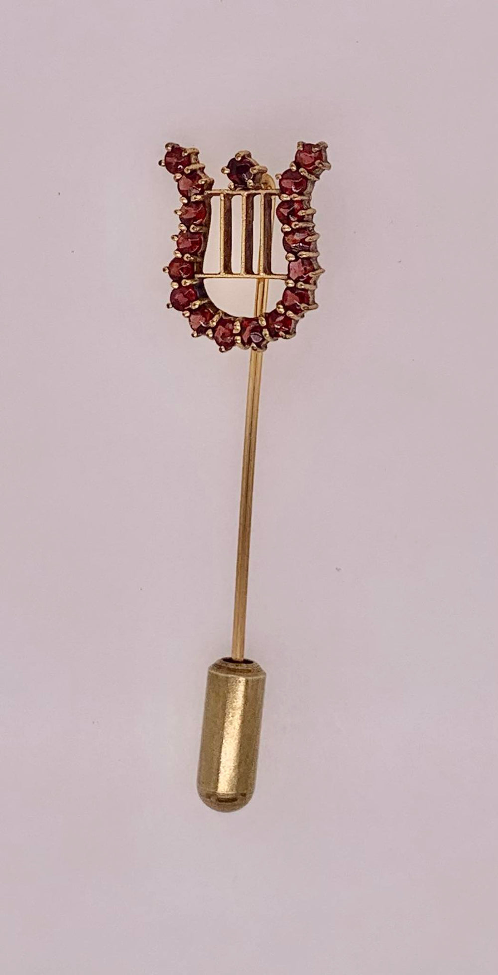 Estate Garnet Stick Pin