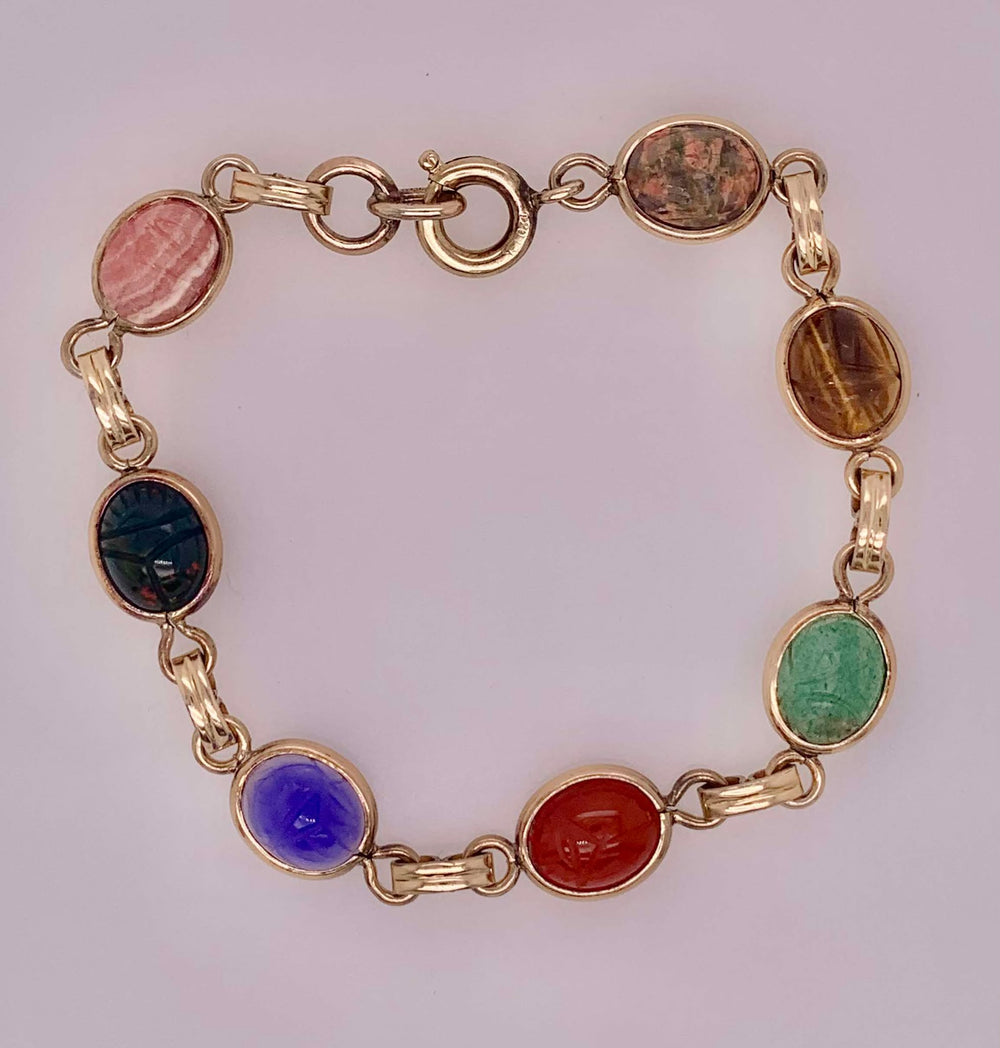 Estate Scarab Bracelet