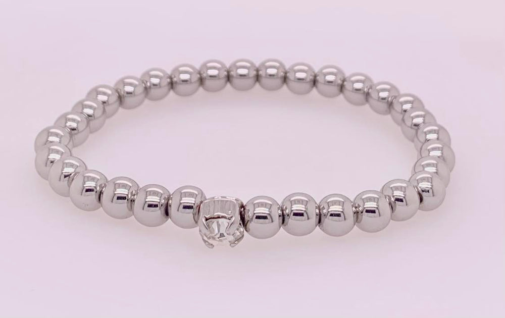Mini Single Crystal Stretch Bracelet