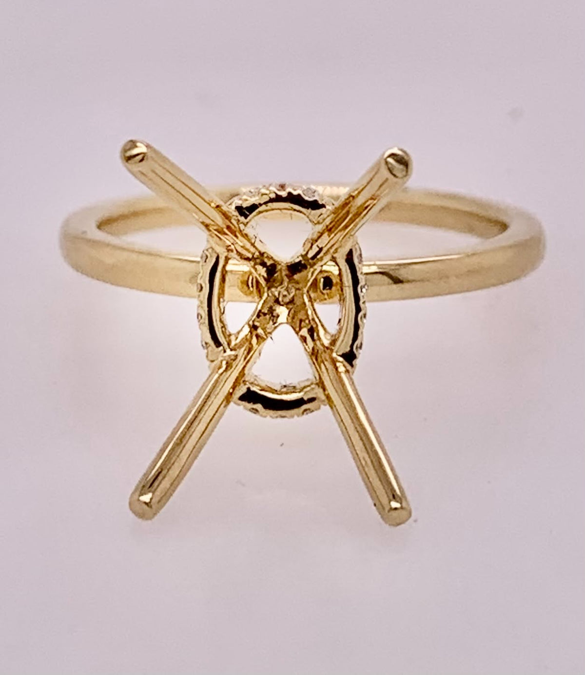 18K Diamond Semi-Mount