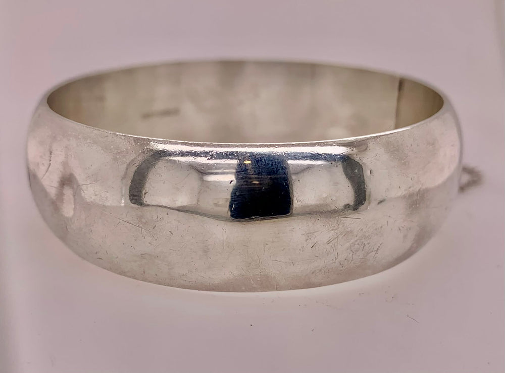 Estate Sterling Silver Bangle