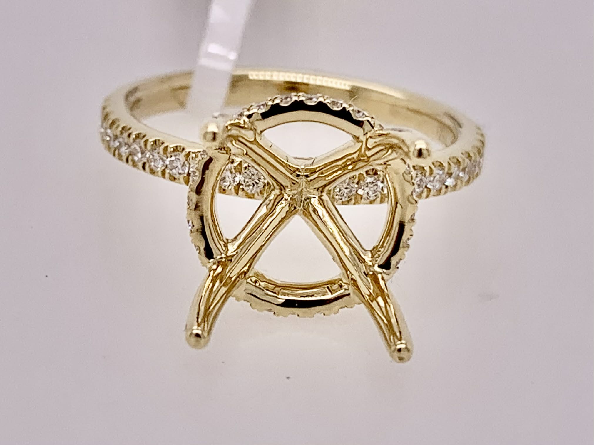 18K Diamond Semi-Mount