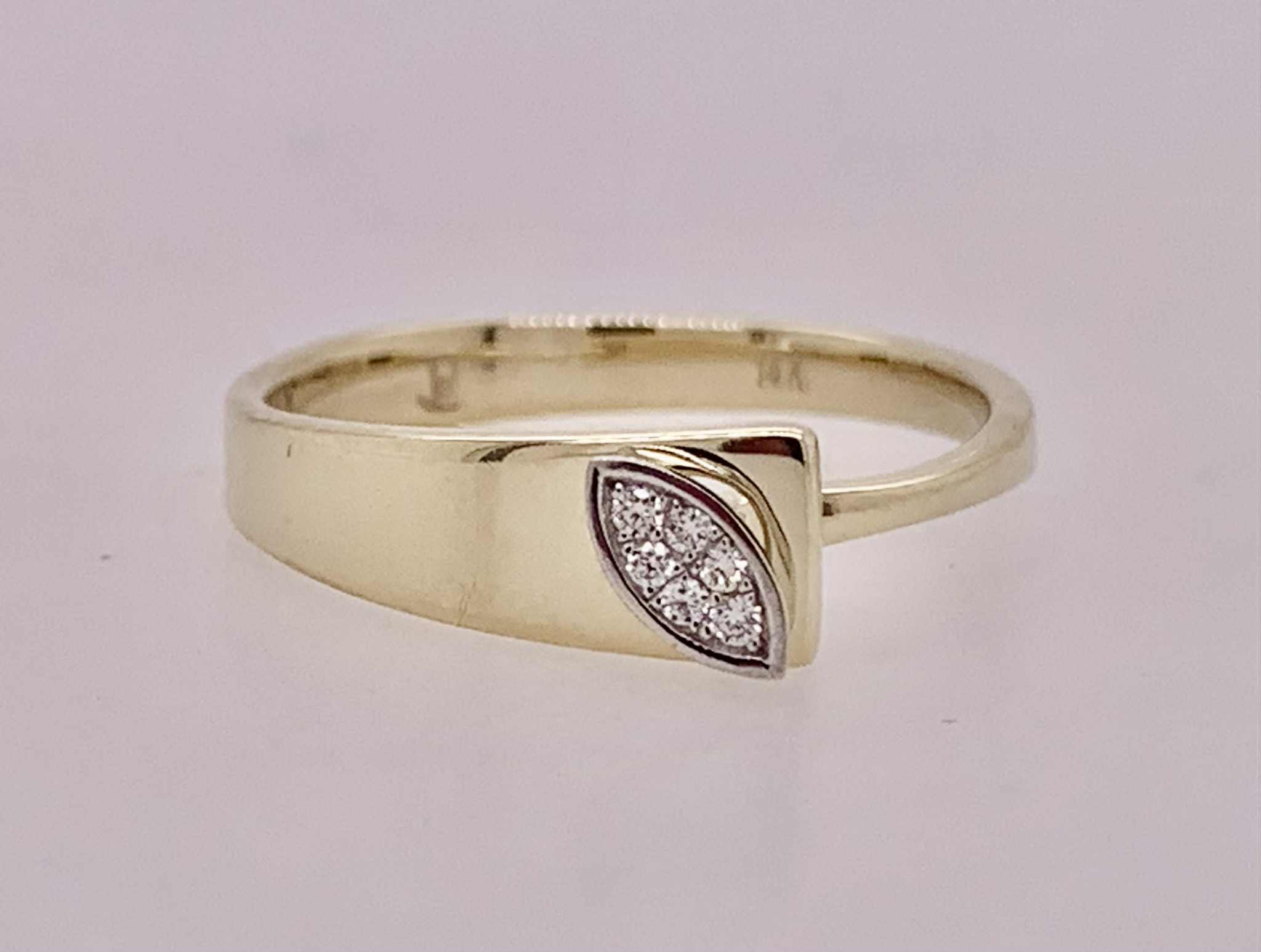 14K Diamond Ring
