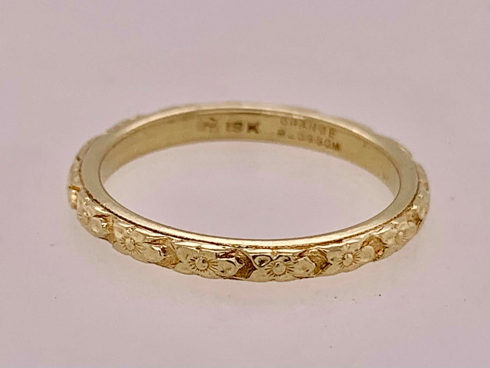 Estate 18K Wedding Band