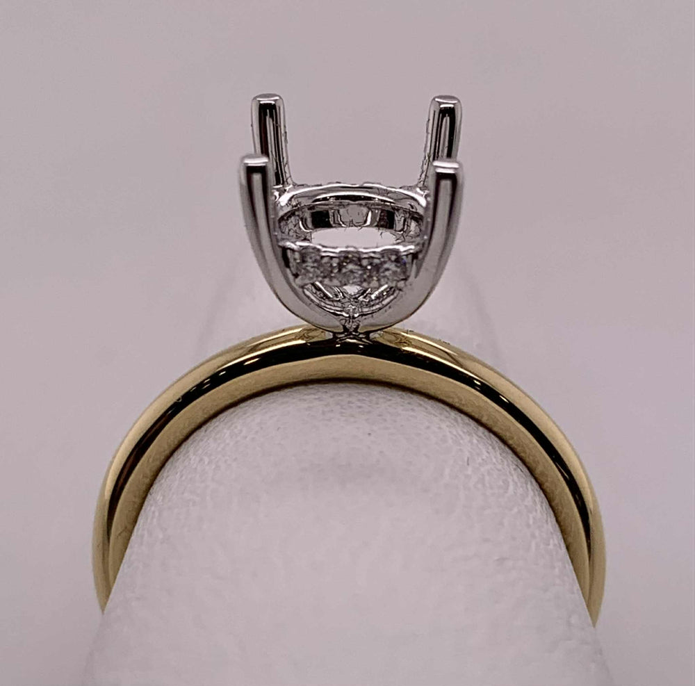 18K Diamond Semi Mount