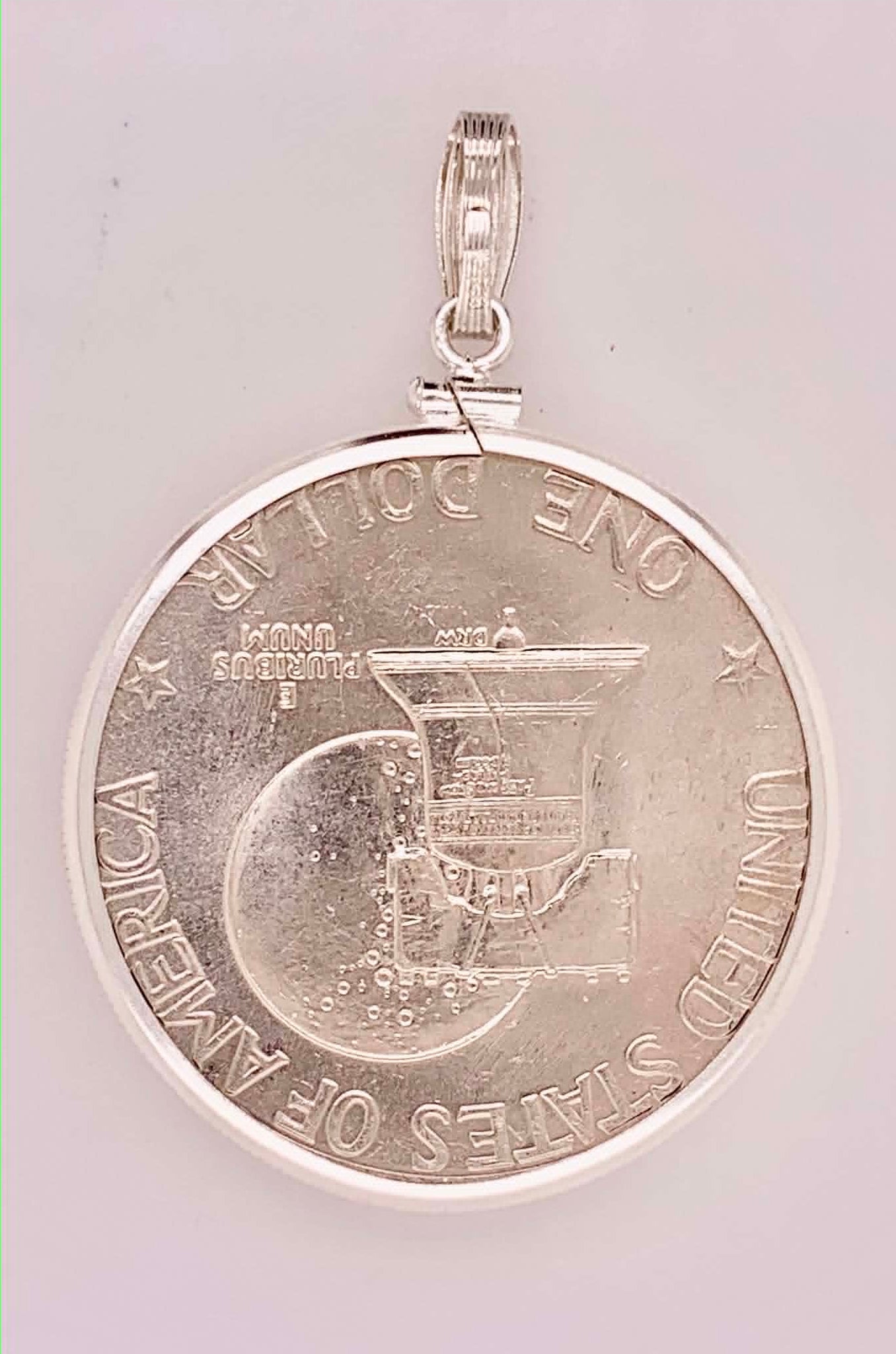 Sterling Silver Liberty Coin Pendant